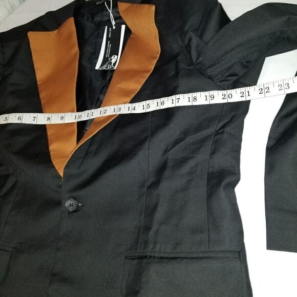 Men's Notched Lapel 2 pc TUXEDO Wangyue Mens 2 Piece Suits Regular small - Picture 13 of 16